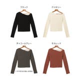 デザイン ネック リブ | andme | 詳細画像2 