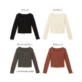 ボートネック リブ ニット | andme | 詳細画像2 