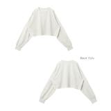 スウェット ショート丈 長袖 | andme | 詳細画像20 