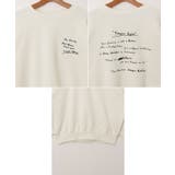 裏起毛 スウェット メッセージ | andme | 詳細画像14 