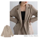 金ボタン ダブル テーラード | andme | 詳細画像8 