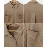 フェイクスエード 長袖 シャツ | andme | 詳細画像14 