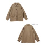 フェイクスエード カバーオール ジャケット | andme | 詳細画像18 