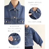 デニムジャケット ショート丈 ツイル | andme | 詳細画像3 