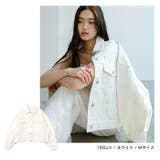 デニムジャケット ショート丈 ツイル | andme | 詳細画像6 