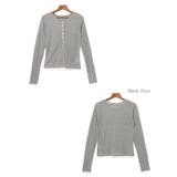 シアー ヘンリーネック バイカラー | andme | 詳細画像17 