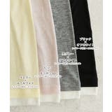 シアー ヘンリーネック バイカラー | andme | 詳細画像3 