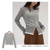 シアー ヘンリーネック バイカラー | andme | 詳細画像10 