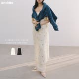 小花柄 シアー キャミソール | andme | 詳細画像1 