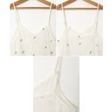 小花柄 シアー キャミソール | andme | 詳細画像12 