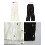 小花柄 シアー ワイド | andme | 詳細画像2 