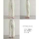 小花柄 シアー ワイド | andme | 詳細画像15 