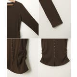 シアー カーディガン スラブリブ | andme | 詳細画像17 