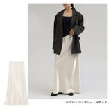 サテン ロング スカート | andme | 詳細画像7 