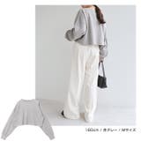 長袖Tシャツ ショート丈 ワッフル | andme | 詳細画像11 