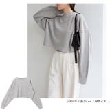 長袖Tシャツ ショート丈 ワッフル | andme | 詳細画像10 