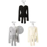 シアー カーディガン フェイクレイヤード | andme | 詳細画像2 