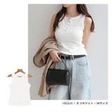 ヘンリーネック シアー タンクトップ | andme | 詳細画像6 