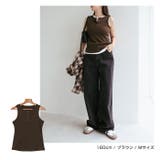 ヘンリーネック シアー タンクトップ | andme | 詳細画像10 