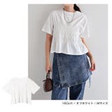 シャーリング Tシャツ レディース | andme | 詳細画像6 