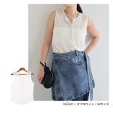 シアー ヘンリーネック ノースリーブ | andme | 詳細画像6 