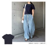 ショート丈 コットンフライス 半袖 | andme | 詳細画像12 