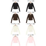 【選べるネックデザイン】長袖 シアー Tシャツ | andme | 詳細画像2 