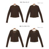 【選べるネックデザイン】長袖 シアー Tシャツ | andme | 詳細画像20 