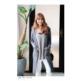 2015春夏新作♪【新色登場！】超ロング丈カーディガン ふんわり柔らか素材!!サ… | andme | 詳細画像18 