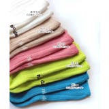 ロゴ刺繍 リブ ソックス | andme | 詳細画像3