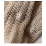 ロゴ刺繍 リブ ソックス | andme | 詳細画像8