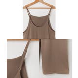 とろみ素材 スクエアネック サロペット | andme | 詳細画像17