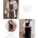 とろみ素材 スクエアネック サロペット | andme | 詳細画像5