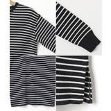 無地 ボーダー 総針 | andme | 詳細画像16 