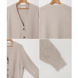 ヘアリー ニット カーディガン | andme | 詳細画像19