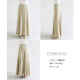 リネンブレンド バイアス フレア | andme | 詳細画像19