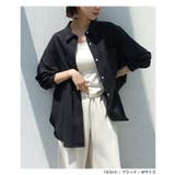 リネンブレンド オーバーサイズ シャツ | andme | 詳細画像13 