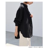 リネンブレンド オーバーサイズ シャツ | andme | 詳細画像14 