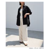 リネンブレンド オーバーサイズ シャツ | andme | 詳細画像15 