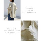 リネンブレンド オーバーサイズ シャツ | andme | 詳細画像5 