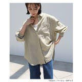 リネンブレンド オーバーサイズ シャツ | andme | 詳細画像8 