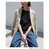 リネンブレンド ノースリーブ トップス | andme | 詳細画像15