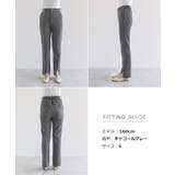 スリット ストレート パンツ | andme | 詳細画像18