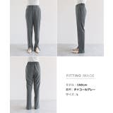 スリット ストレート パンツ | andme | 詳細画像20