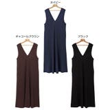 Vネック ポンチ ワンピース | andme | 詳細画像2