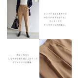 ダブルクロス ワンタック テーパードパンツ | andme | 詳細画像5