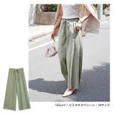 コットン リネン ワイドパンツ | andme | 詳細画像3 