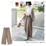 コットン リネン ワイドパンツ | andme | 詳細画像6 