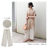 コットン リネン ワイドパンツ | andme | 詳細画像8 