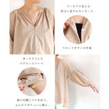 ワッシャー コットン キーネック | andme | 詳細画像4 